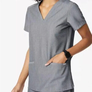 Figs Technical Collection Gray Women’s Scrub Top